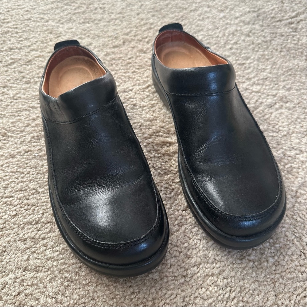 Footprints by Birkenstock Leather Clog Mules EU 41